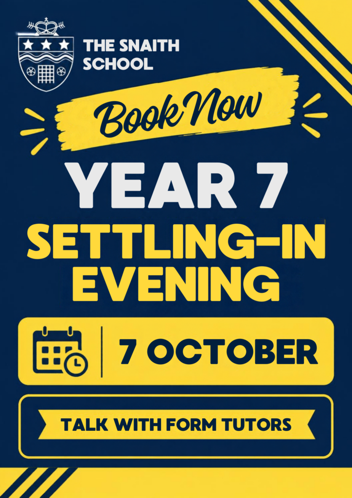 Year 7 Settling-In Evening Flyer